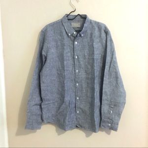 Everlane striped button down - Sz L